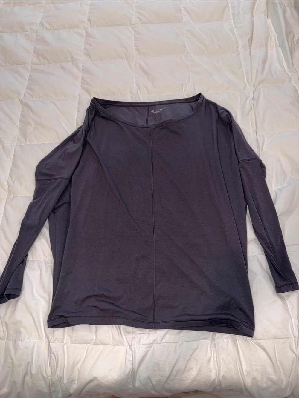 Athleta oversized purple Women's Long Sleeve Top